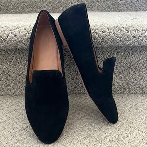 JCREW SUEDE SMOKING LOAFERS